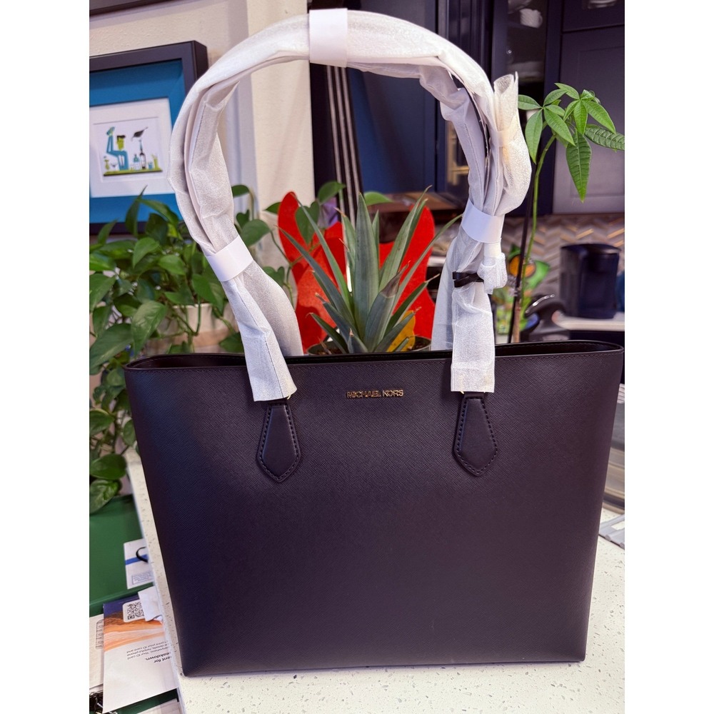 Michael Kors Sheila Large Tote‎ Bag Black 35S4G6HT9L - Picture 2 of 5